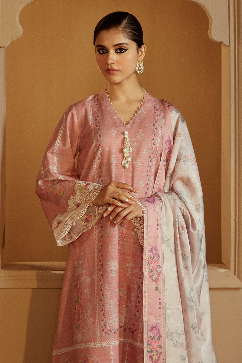 ROSY DEW-3 PC KHADDAR EMBROIDERED SUIT