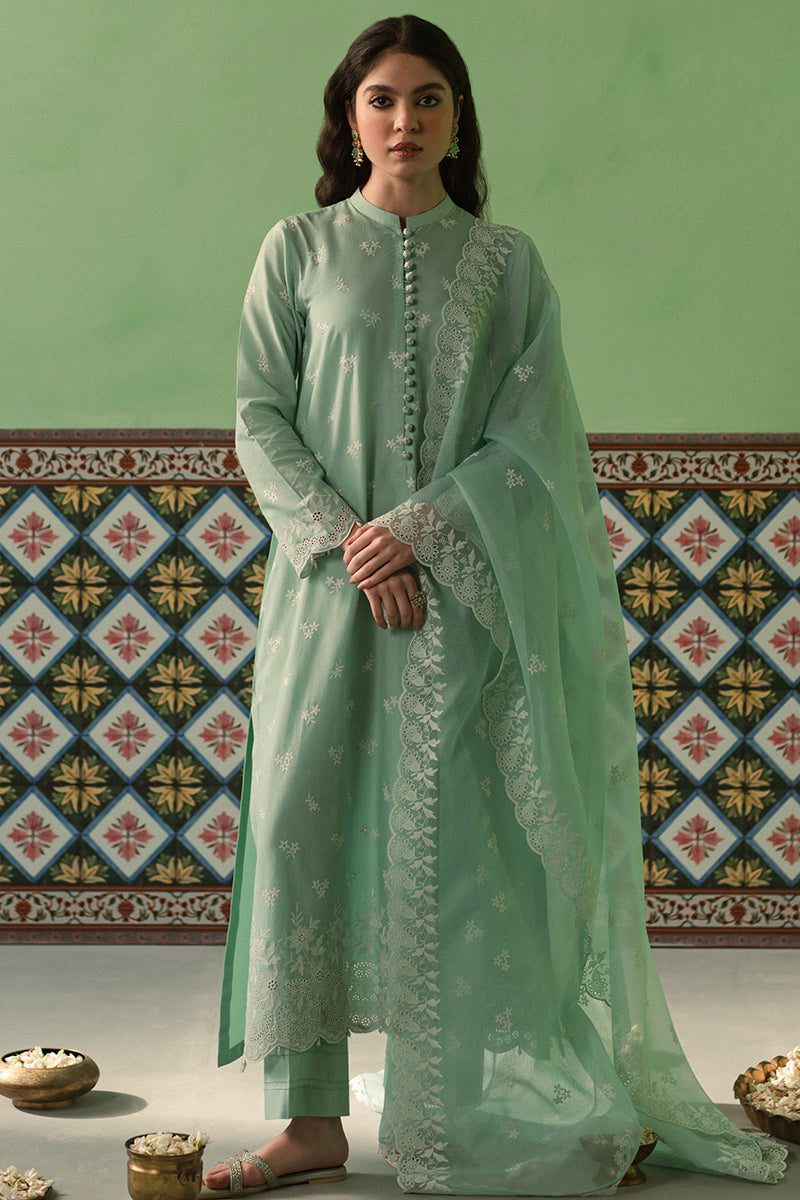 FLORAL WAVE-3 PIECE CHIKANKARI SUIT