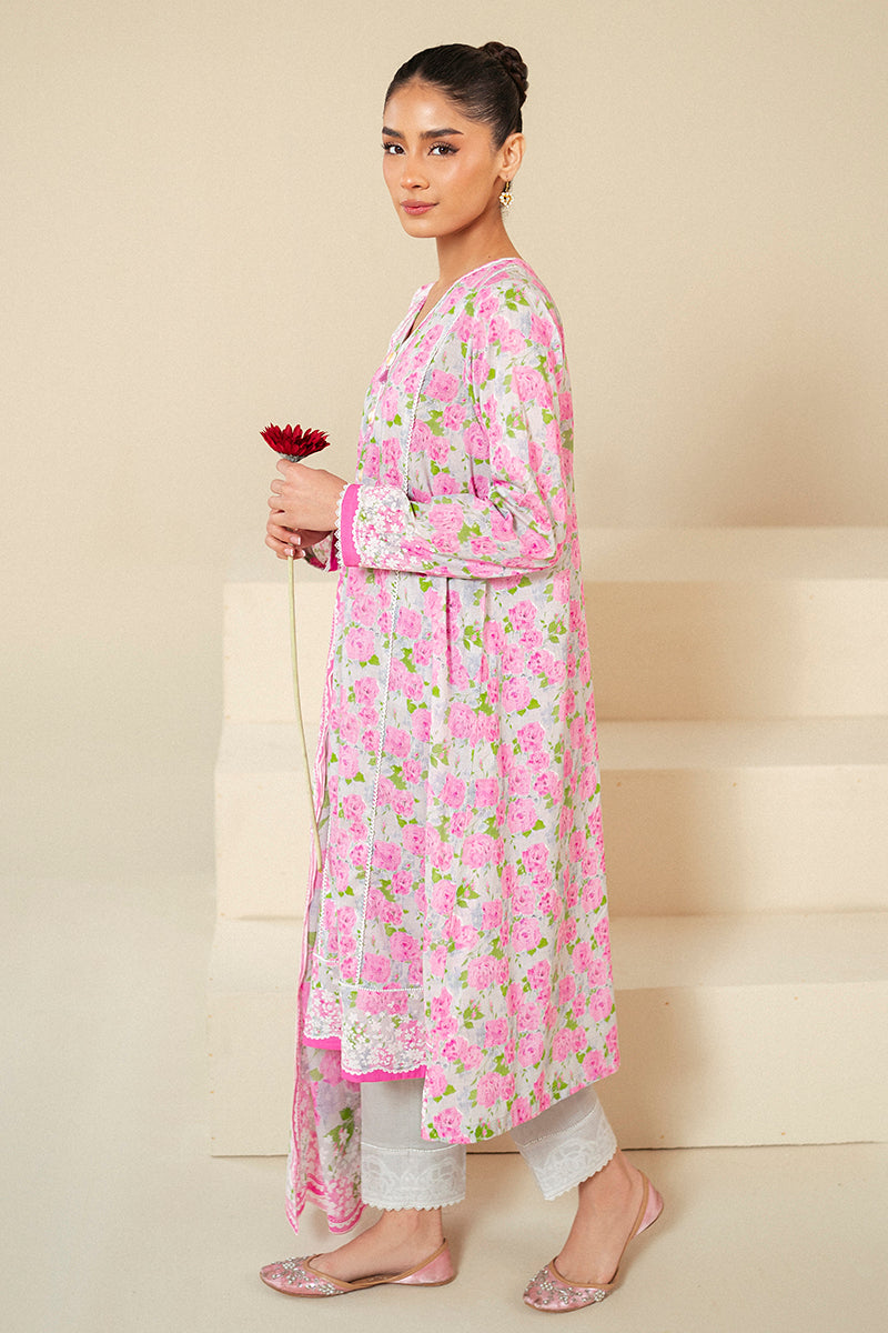 FLORAL WIND-3 PIECE LAWN SUIT